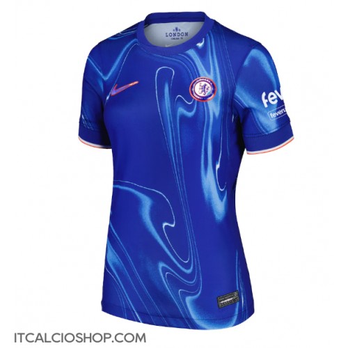 Chelsea Christopher Nkunku #18 Prima Maglia Femmina 2024-25 Manica Corta